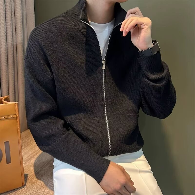 Stickad Cardigan - Dragkedja