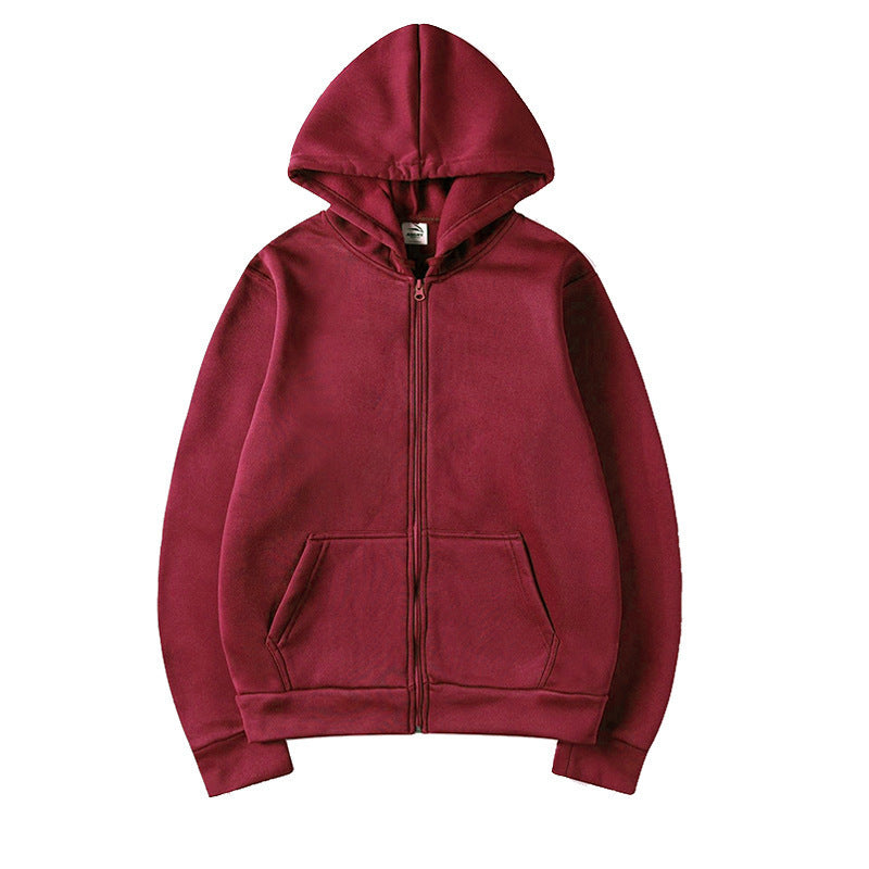 Enfärgad Brittisk-Amerikansk Zip Jacka