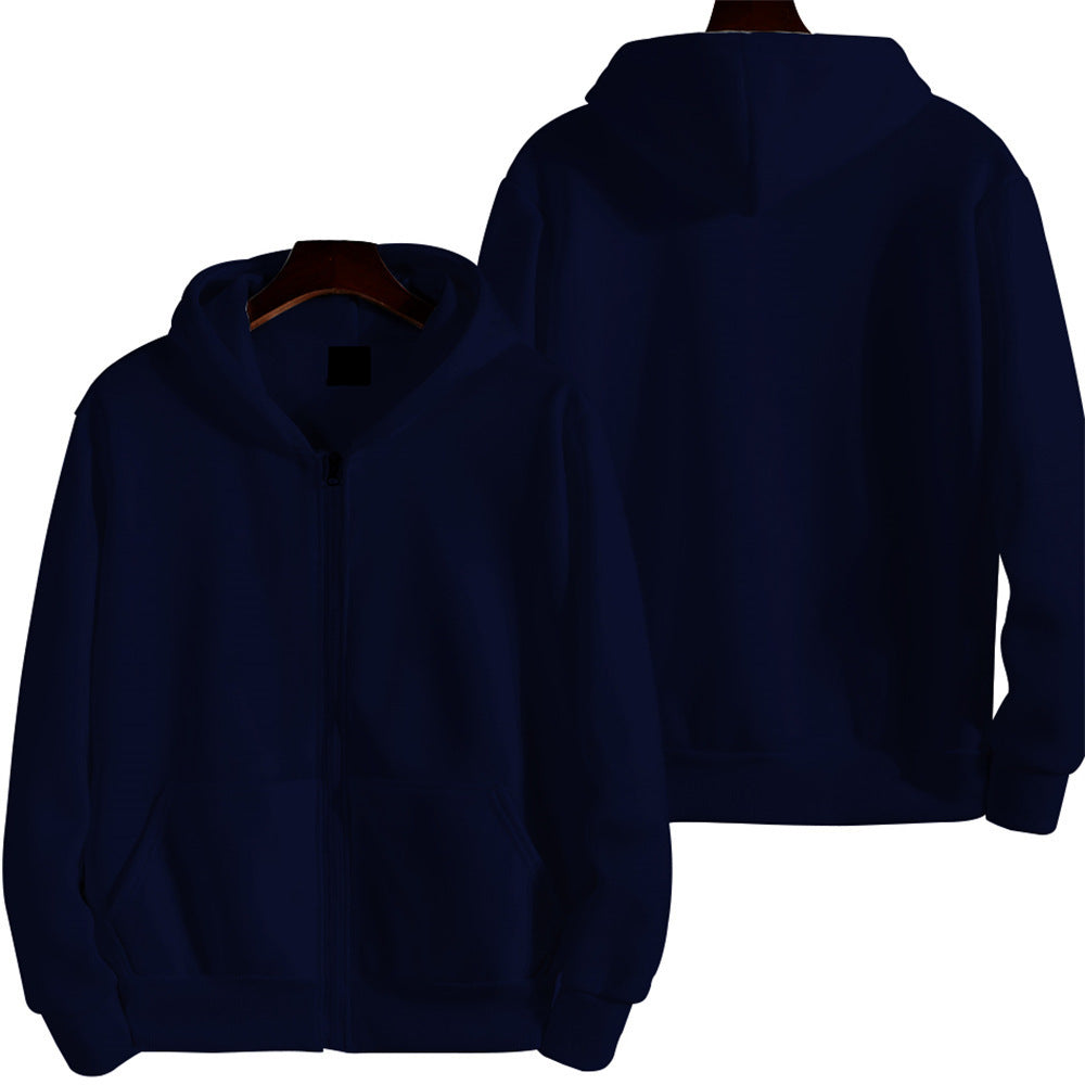 Enfärgad Brittisk-Amerikansk Zip Jacka