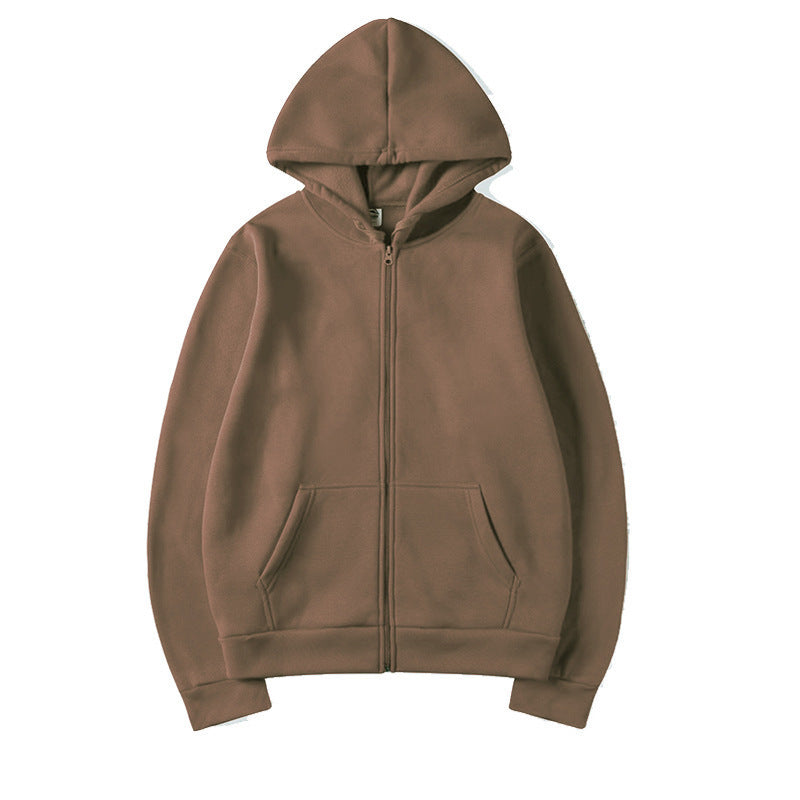 Enfärgad Brittisk-Amerikansk Zip Jacka