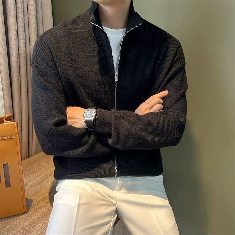 Stickad Cardigan - Dragkedja
