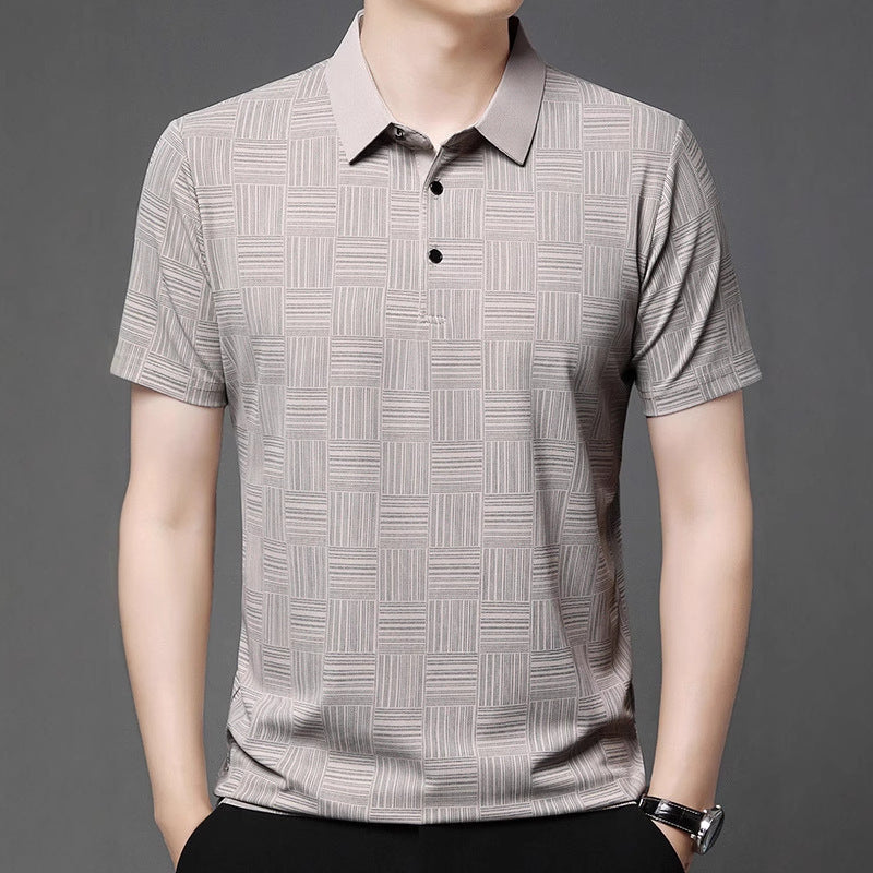 Slim Fit T-shirt - Andningsbar Krage