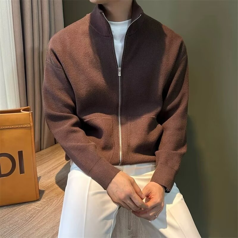 Stickad Cardigan - Dragkedja