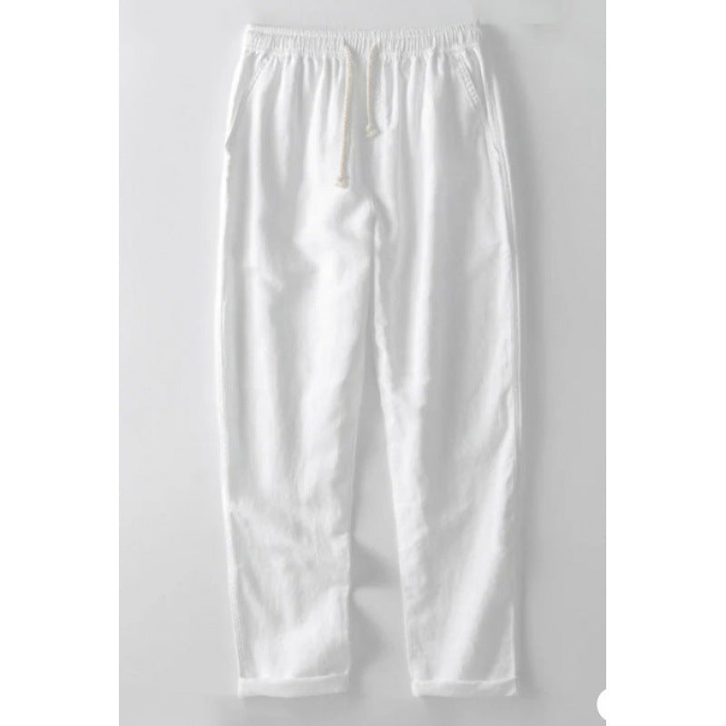 Cotton Linen Byxor - Mångsidig & Slim