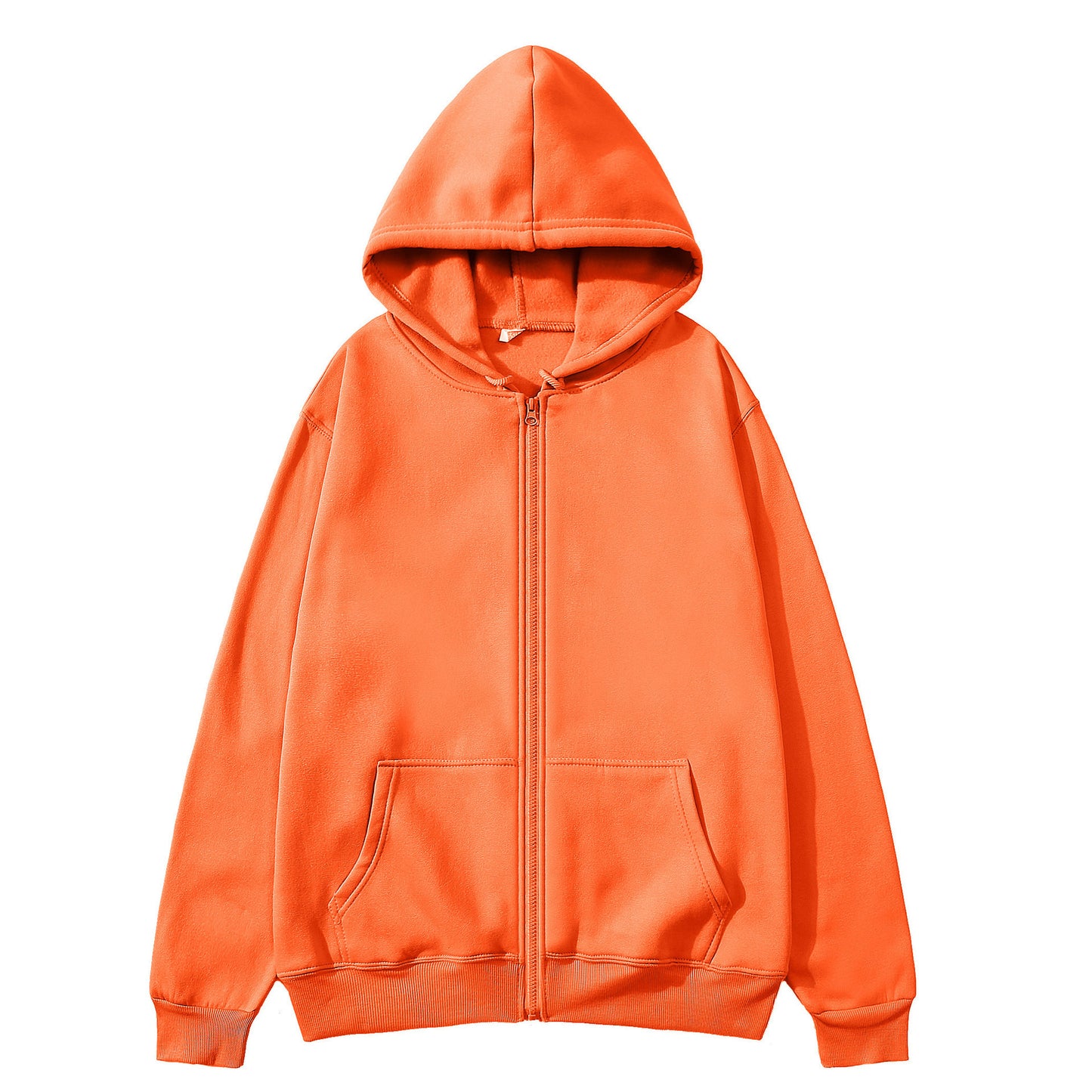 Enfärgad Brittisk-Amerikansk Zip Jacka