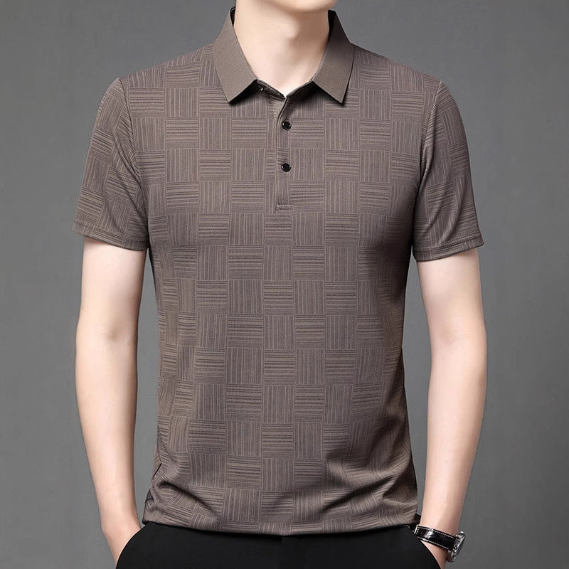 Slim Fit T-shirt - Andningsbar Krage