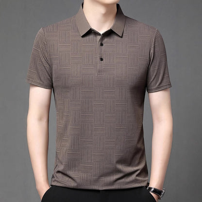 Slim Fit T-shirt - Andningsbar Krage