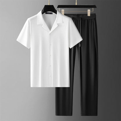 Ice Silk Set - Sval Casual Skjorta