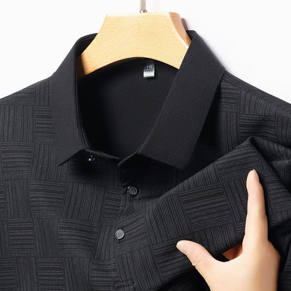 Slim Fit T-shirt - Andningsbar Krage