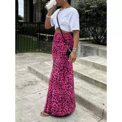 Leopard Kjol
