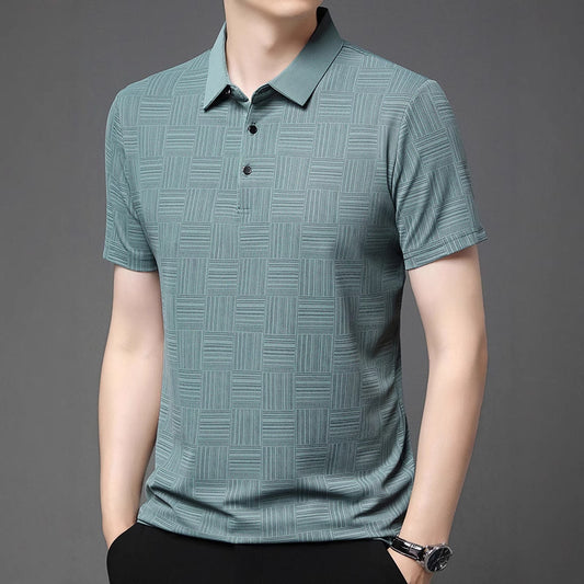 Slim Fit T-shirt - Andningsbar Krage