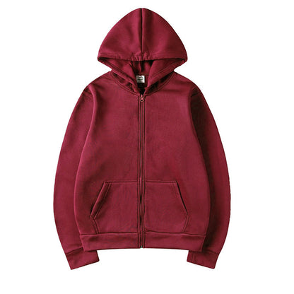 Enfärgad Brittisk-Amerikansk Zip Jacka