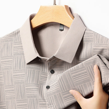 Slim Fit T-shirt - Andningsbar Krage