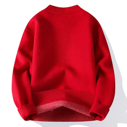 Fashionabel Stickad Pullover - Långa Ärmar