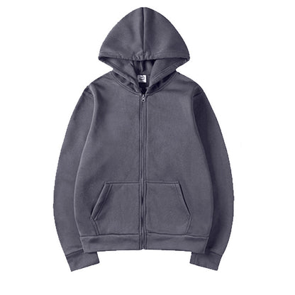 Enfärgad Brittisk-Amerikansk Zip Jacka