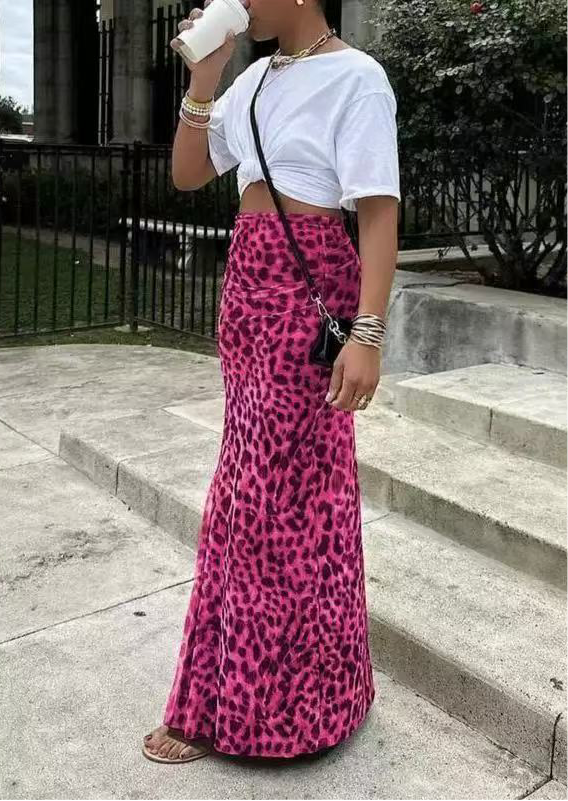Leopard Kjol