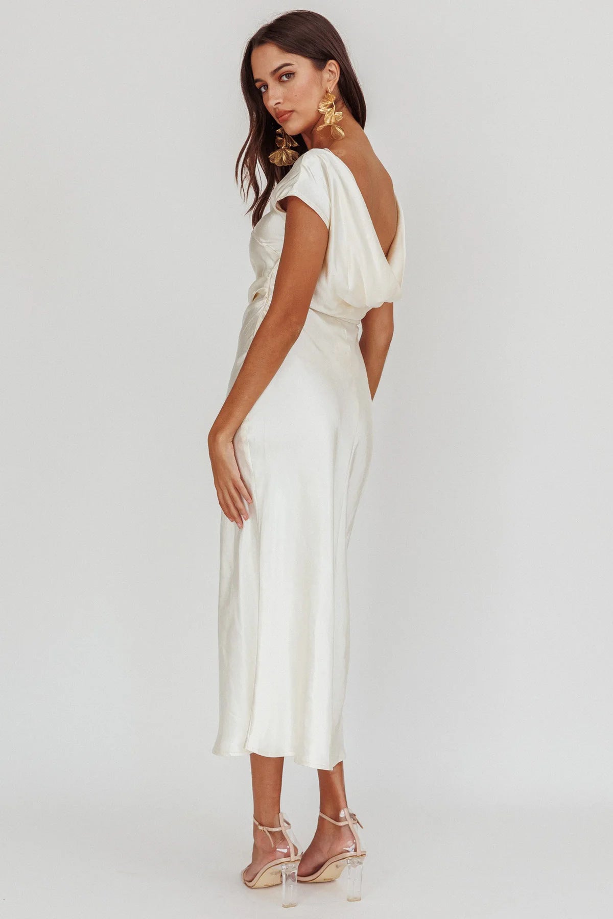Elegant Festklänning - Off-Shoulder