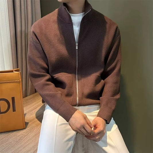 Stickad Cardigan - Dragkedja