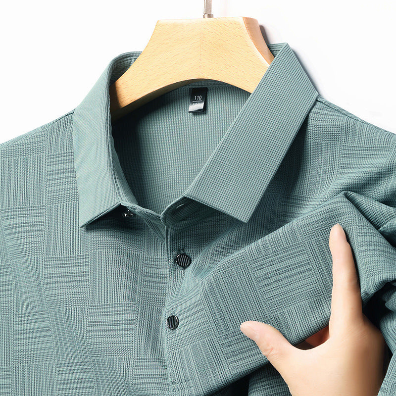 Slim Fit T-shirt - Andningsbar Krage