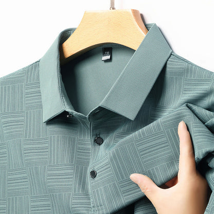 Slim Fit T-shirt - Andningsbar Krage