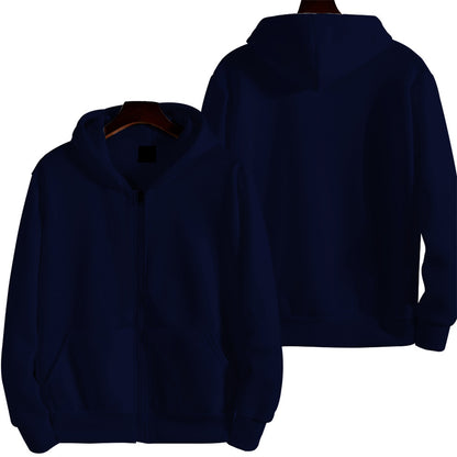 Enfärgad Brittisk-Amerikansk Zip Jacka