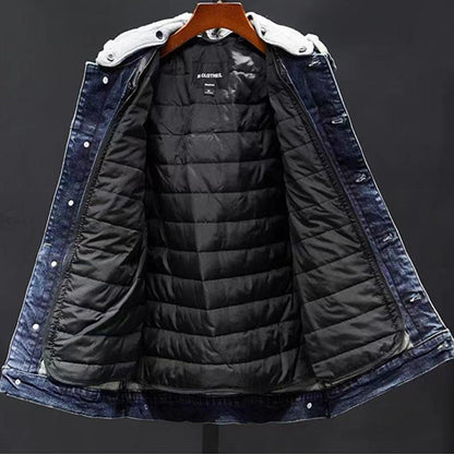Bomull Denim Kappa - Lös & Avtagbar
